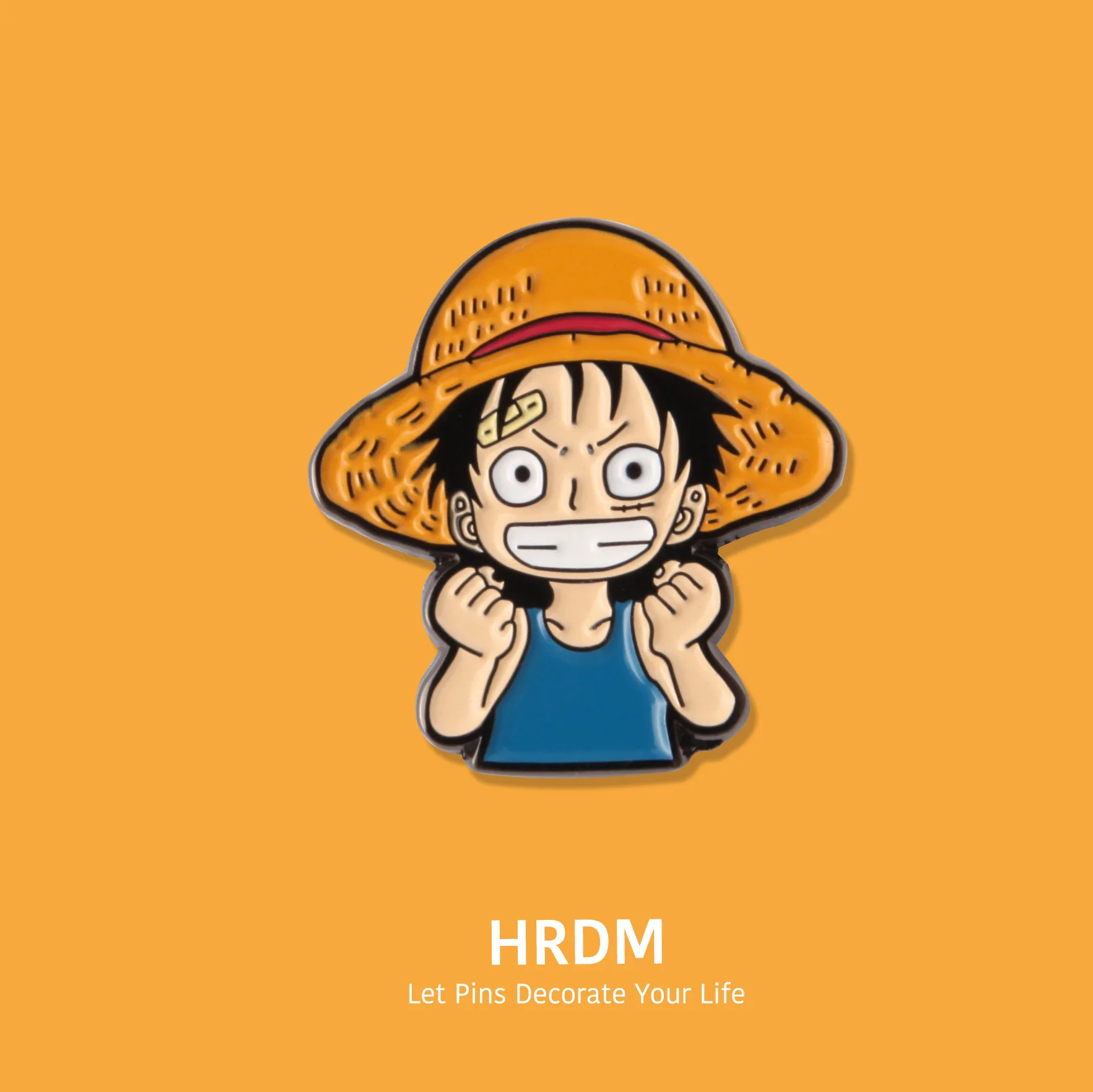 انمي ياباني المينا دبابيس القش قبعة لوفي شارة معدنية الكرتون سبيكة بروش الملابس شارة التلبيب مجوهرات هدايا #2