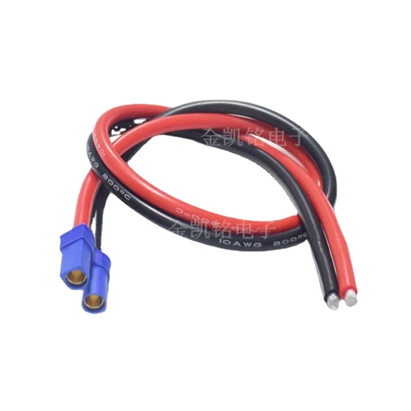 High Quality EC5 Female 5mm Bullet Connector Plug Pigtail Cable 150mm 10AWG Silicone Wire for RC Battery Charger FPV Car Boat