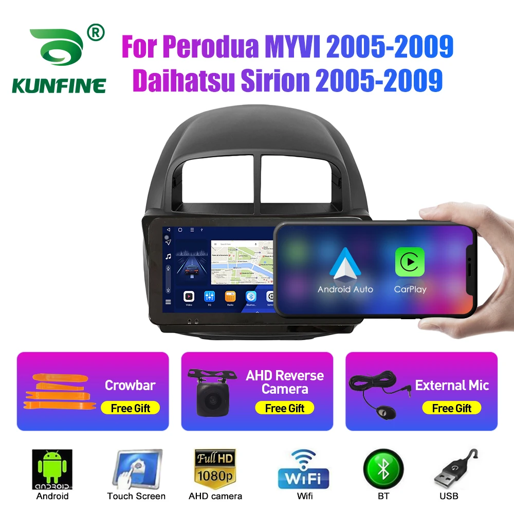 

10.33 Inch Car Radio For Perodua MYVI 2005-2009 2Din Android Octa Core Car Stereo DVD GPS Navigation Player QLED Screen Carplay