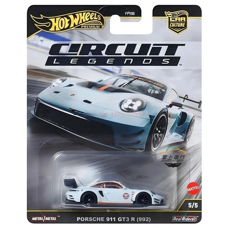 Hot Wheels Premium Car Culture Circuit Legends Series Ferrari 499P Porsche 911 GT3 1:64 Kolekcja modeli samochodów odlewanych ciśnieniowo