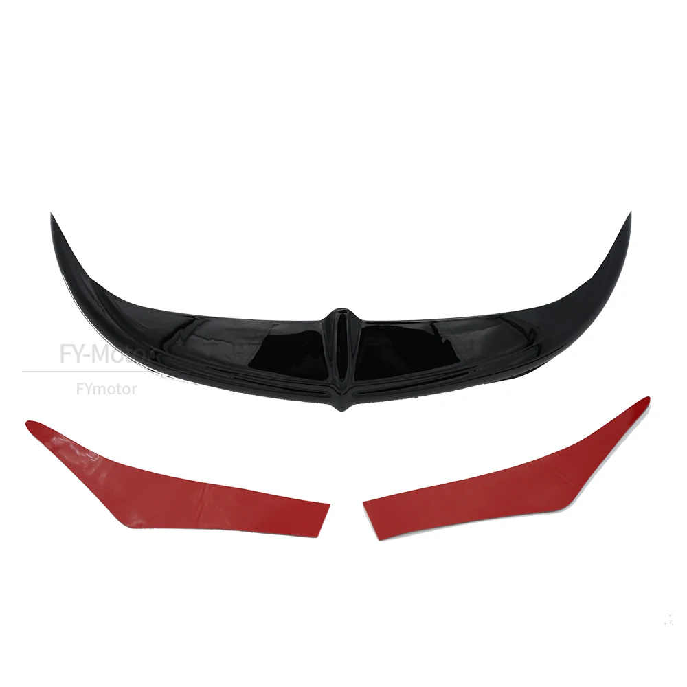 Motorcycle Head Light Batwing Eyebrow Eyelid Fairing Accent Trim Fit For Harley Electra Street Glides Trikes 1996-2013