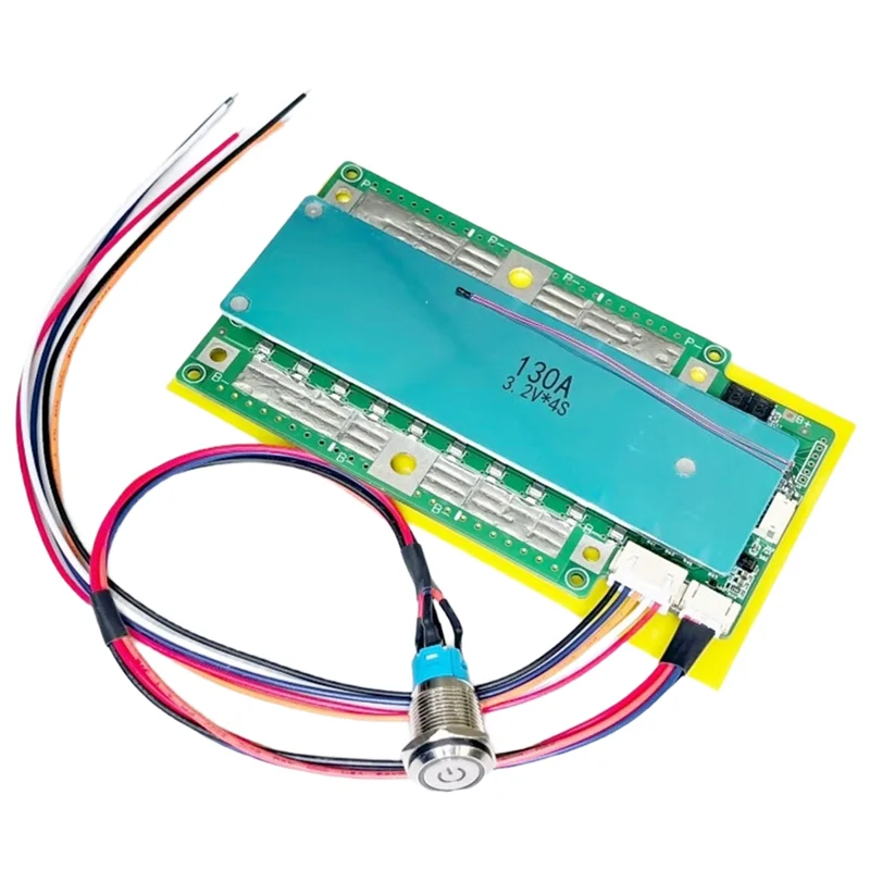 

ABZC-Car RV Inverter LFP Lithium Battery Protection Board With Switch 4S 12.8V Lifepo4 BMS Charge Discharge Current Protection