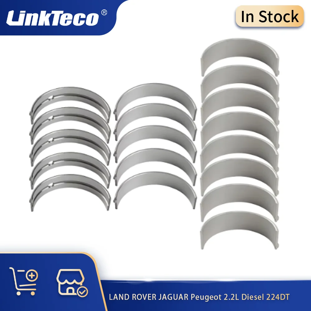 

Engine Parts Crankshaft Main & Connecting Rod Bearing Set Fit 2.2 L Diesel For 02-24 224DT Jaguar Land Rover Freelander 2 2.2L