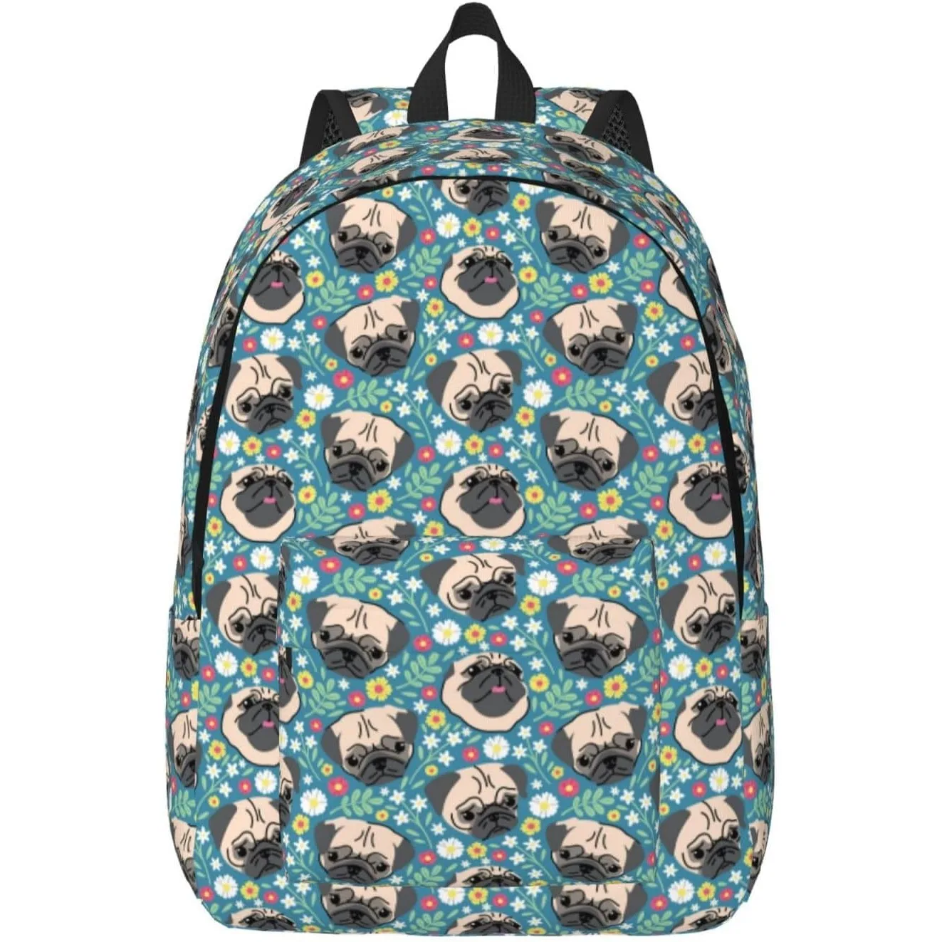 

Travel Laptop Backpack - Flower Computer Canvas Backpack Bag with Adjustable Straps