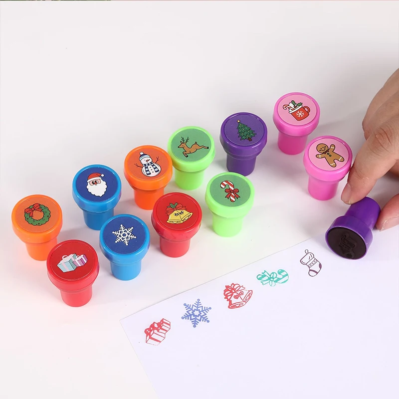 child birthday games goodies party favours kids birthday children\'s stamps Christmas Seal craft supplies  stamp  halloween YZ004