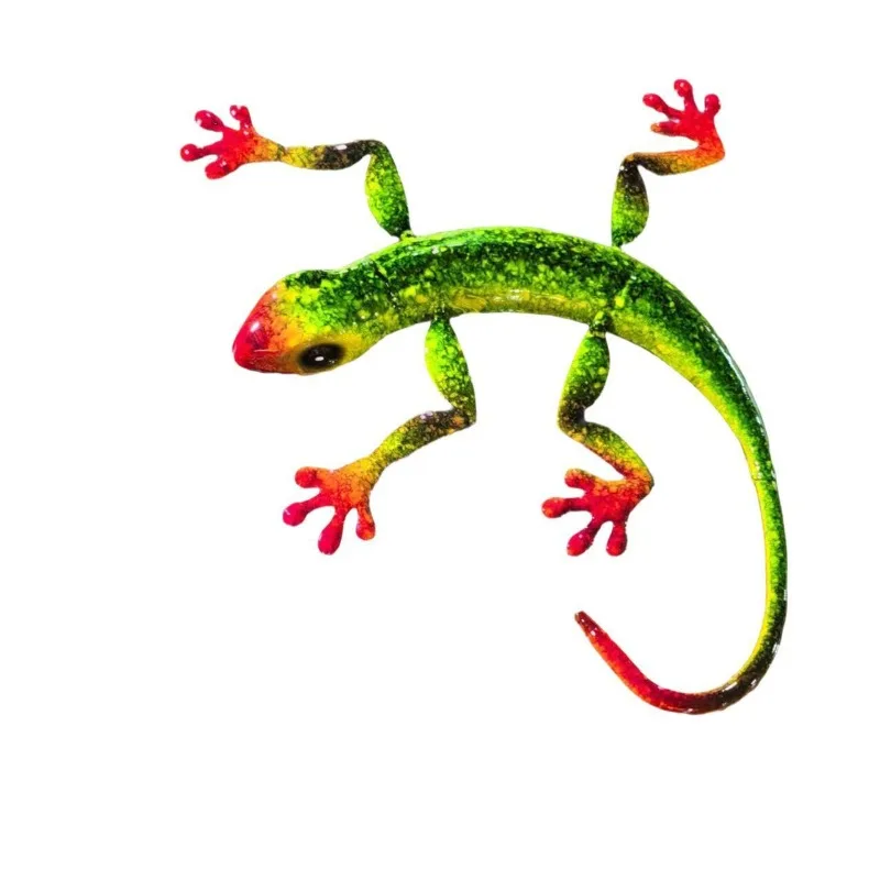Cross-border wrought  three-dimensional simulation gecko hanging handicraft