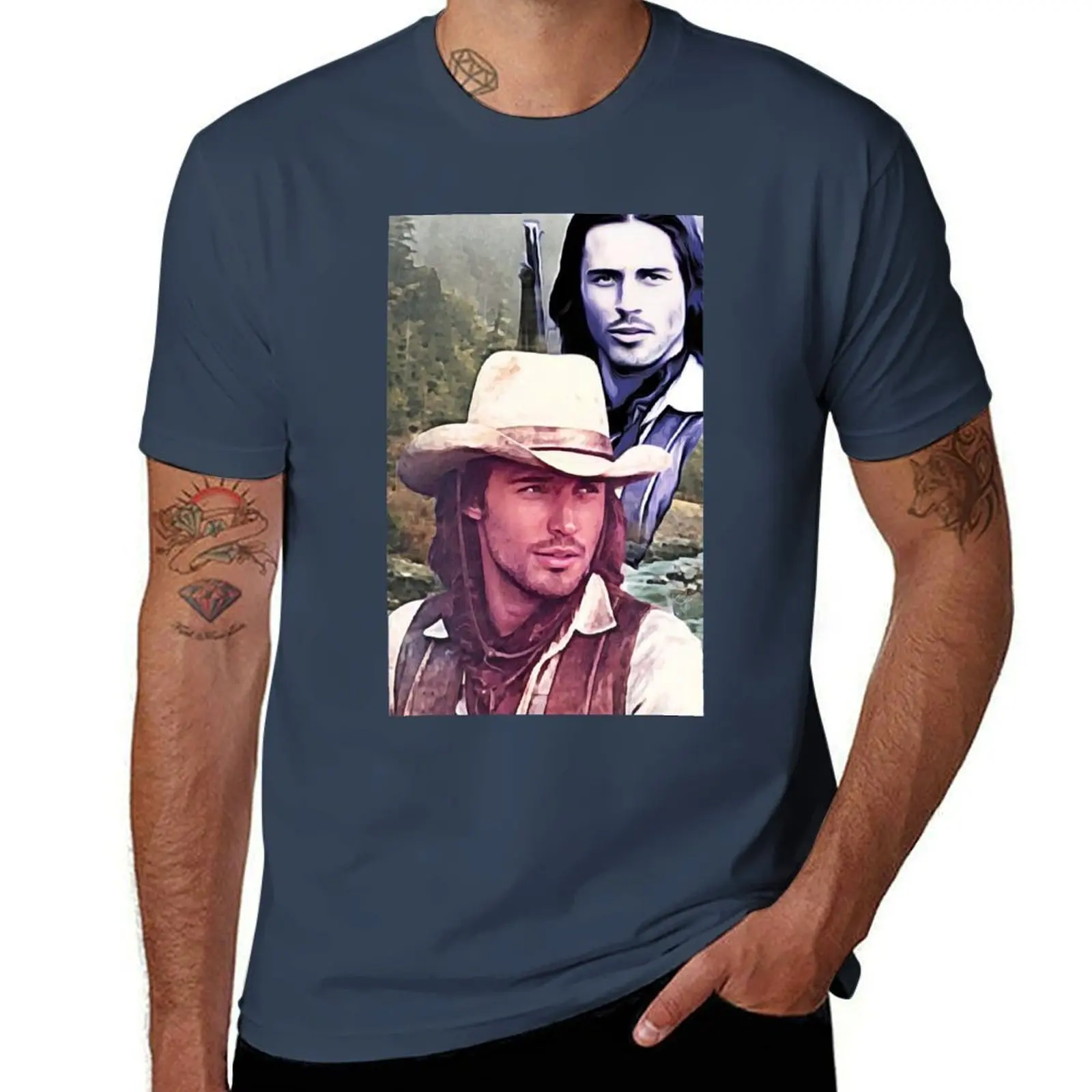 

HOW WON WAS LUKE WEST THE MACAHAN/ T-Shirt Daily Wear Print T-Shirt