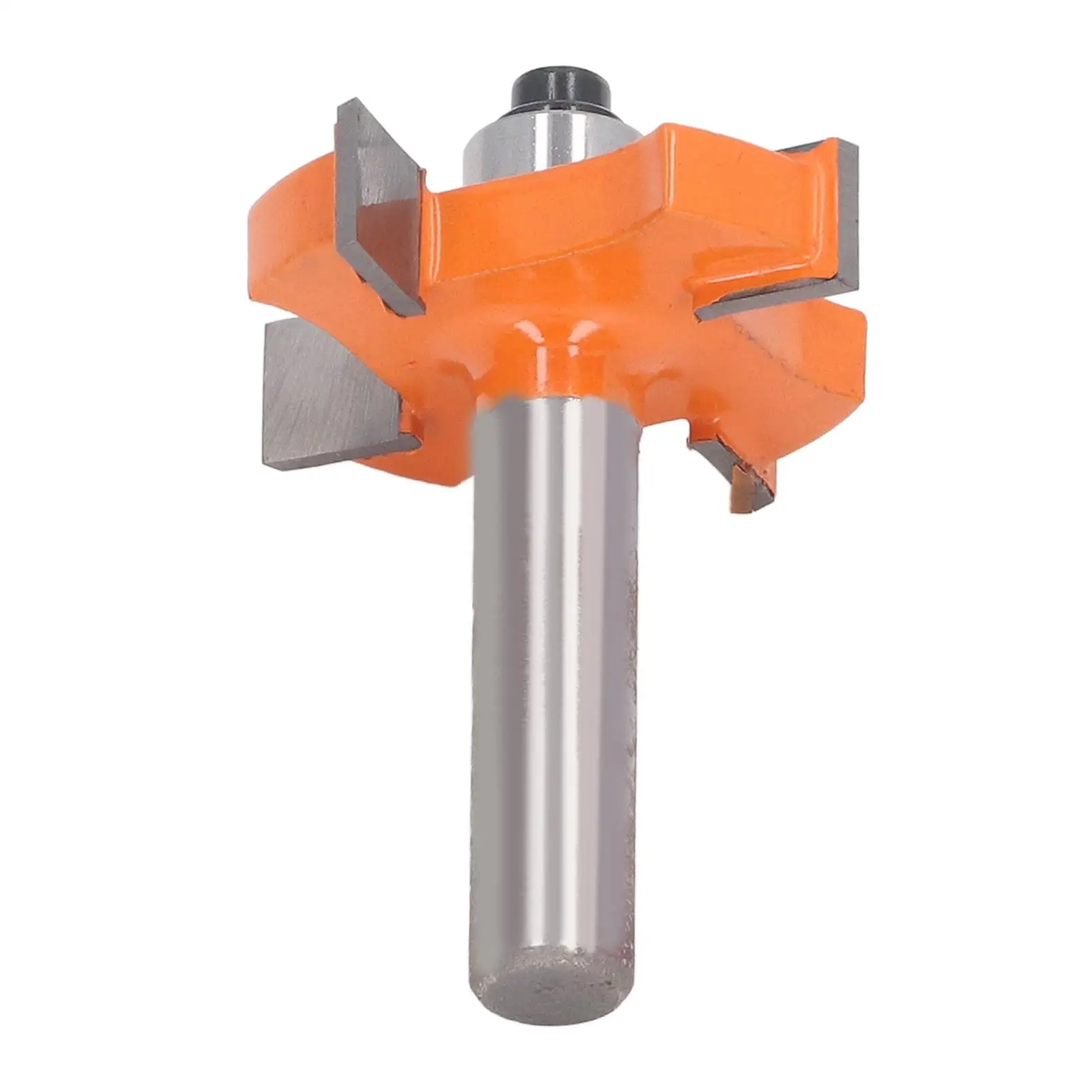 4 Wing High Carbon Steel Slot Cutter Router Bit 8mm Shank Anti Backlash for pine Wood Rabbet Cutting Tool