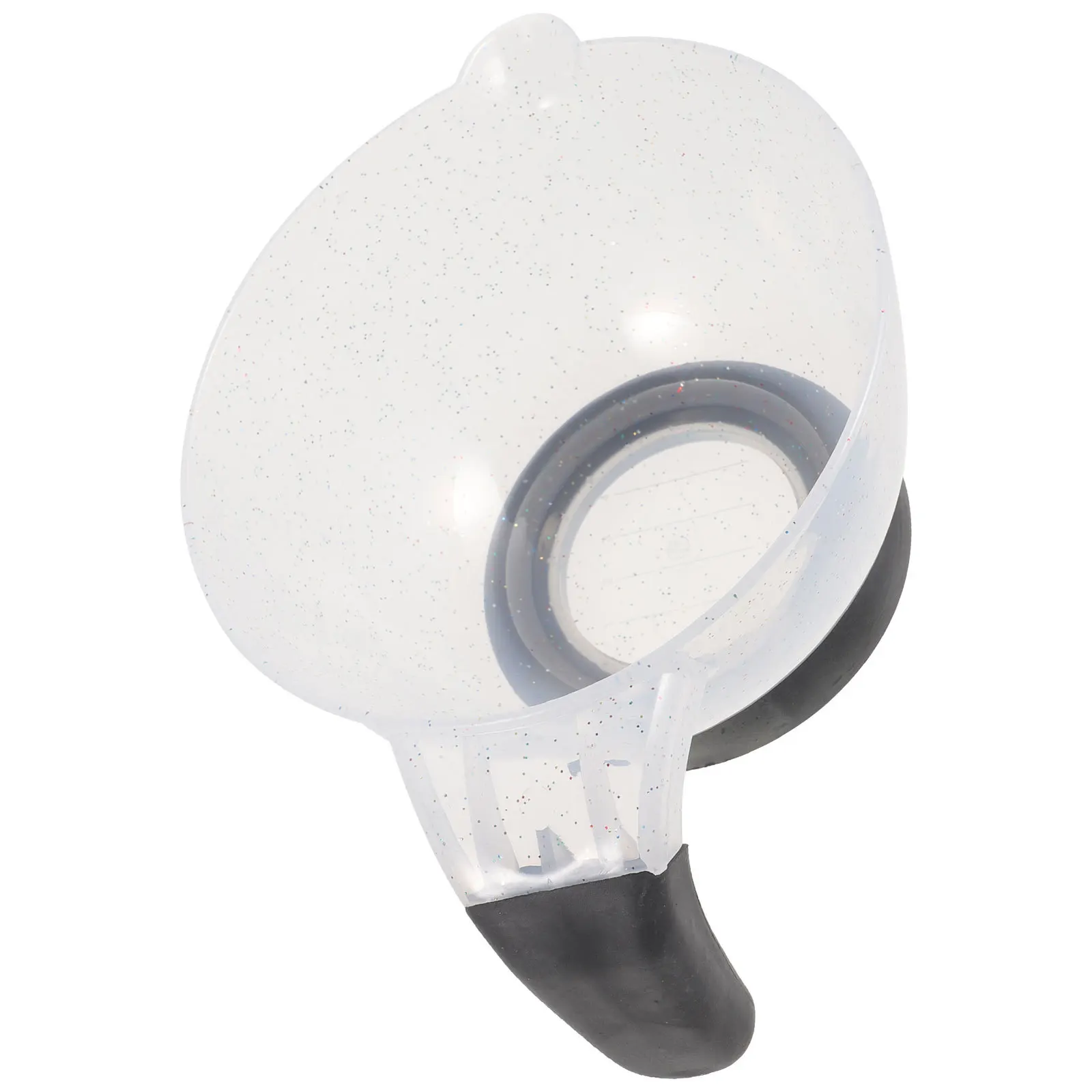 

Baked Oil Bowl Hair Dye Salon Tool Plastic Silicone Mixing Bowls White Color Handles DIY Tinting Coloring Set Accessories