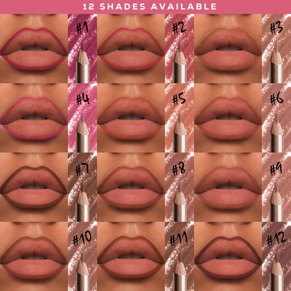 Ensemble de rouge à lèvres liquide mat, 12 couleurs, 58 nuances, Kit de maquillage végétalien, marque privée, vente en gros, Logo personnalisé