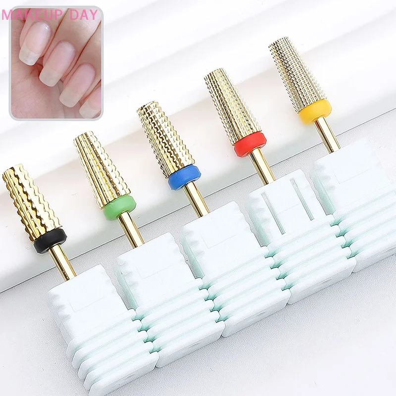 Carbide Tungsten Nail Drill Burr Bits Milling Cutter For Manicure Machine Electric Drill Bit Machine For Nail Tools Accessories