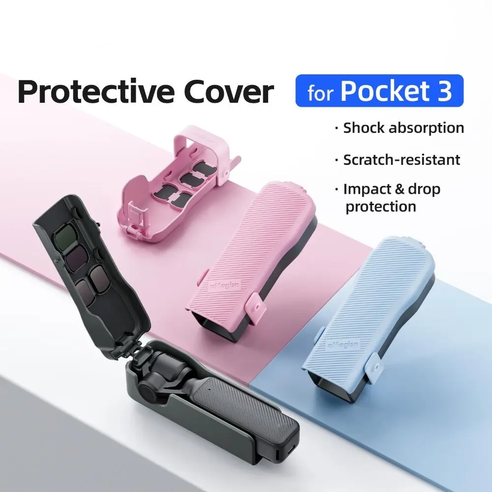 

Anti-fall Protective Lid Shockproof with Lens Filters Storage Flip Upper Cover Anti-Scratch Body Case for DJI Osmo Pocket 3