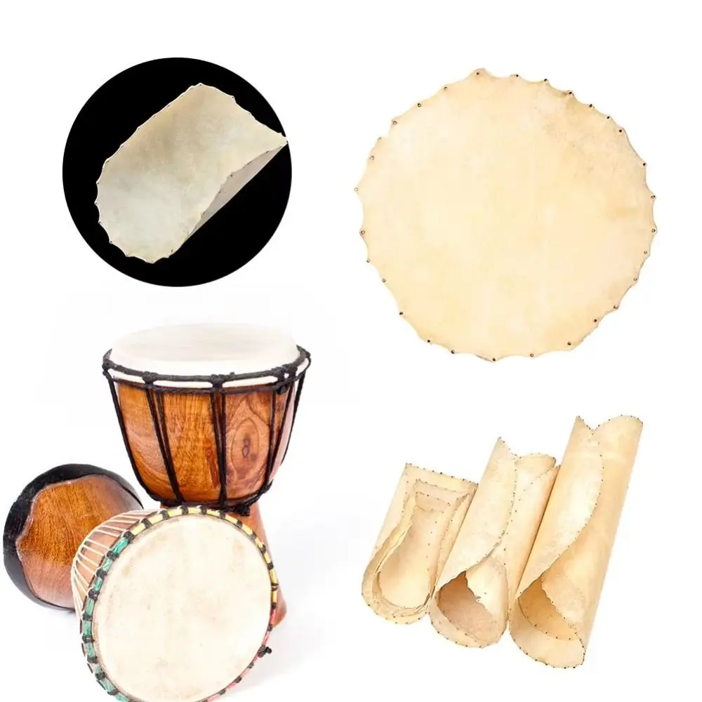 Percussion Part Replacements African Drum Skin Drum Parts Accessories Musical Instrument Parts Drum Goat Skin