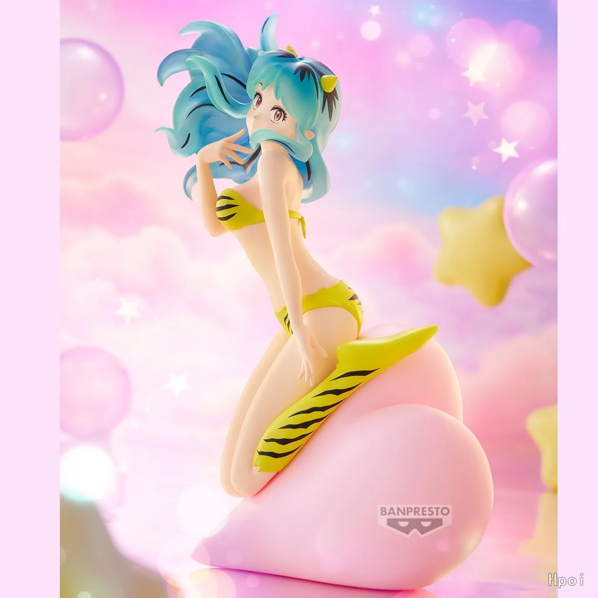 Original Original Bandai Prepainted BANPRESTO Espresto Urusei Yatsura Lum H=190mm Anime Charakter Modell Figur Dekoration