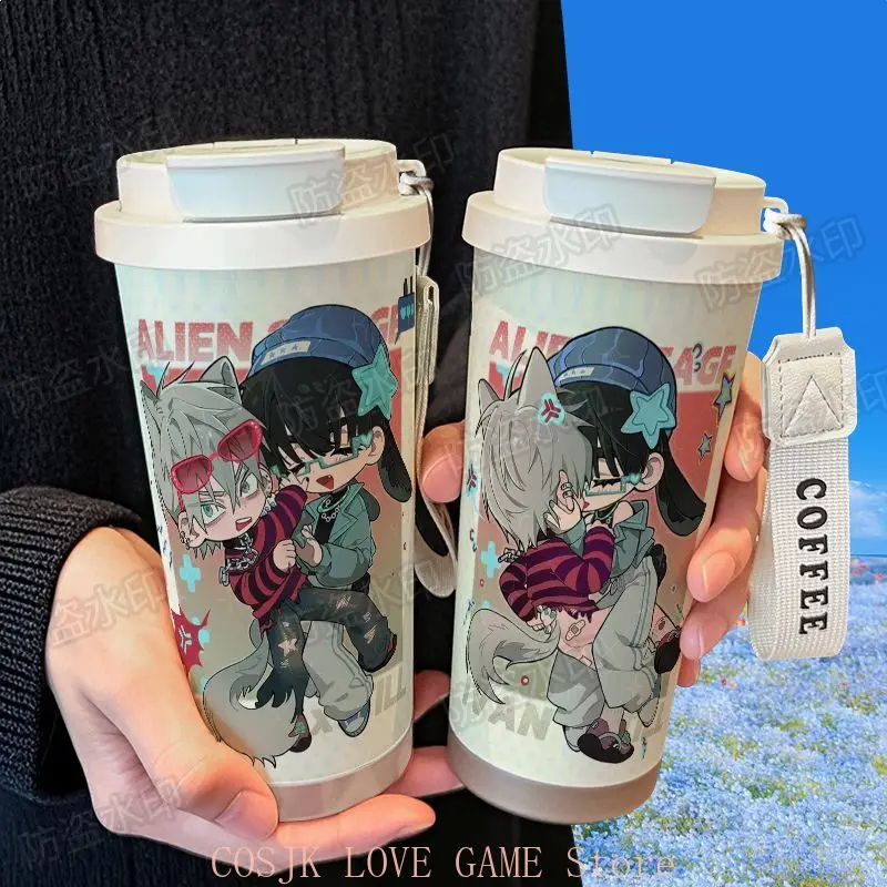 

Anime Alien Stage Till Ivan 520ml 316 Stainless Steel Water Bottle Water Cup Anime Straw Water Cup Large Capacity Coffee Cup