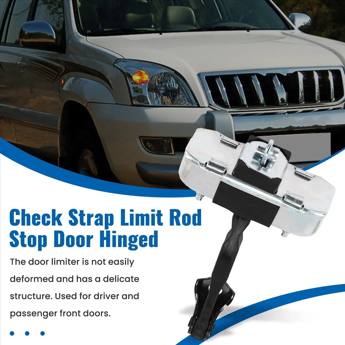 NCSMT Check Strap Limit Rod Stop Door Hinged for Toyota LAND CRUISER PRADO 2002-2006 GRJ KDJ KZJ LJ RZJ TRJ120 68610-60100