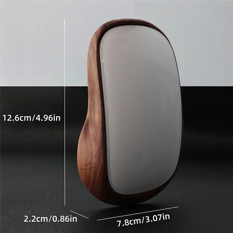 Altamente recomendado-ratón mágico tipo C para funda de ratón Mac Base de madera maciza accesorios de computadora de nogal