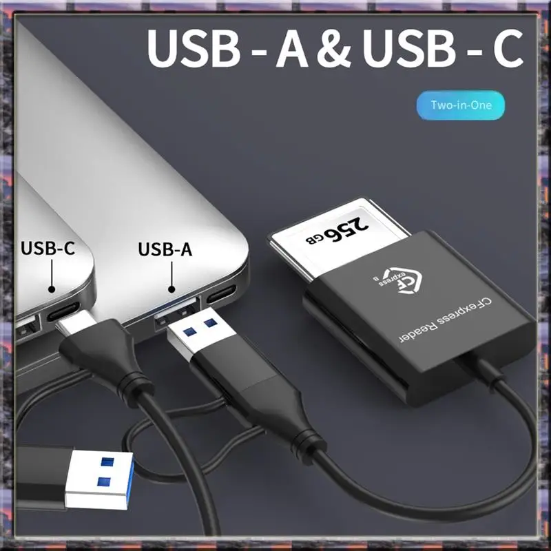 

Hot Sale 10Gbps Cfexpress Type B Card Reader Writer USB3.2 Gen2 USB-C Cfe Card Reader For Android Win XP/Vista/7/8/8.1/10/11 OS
