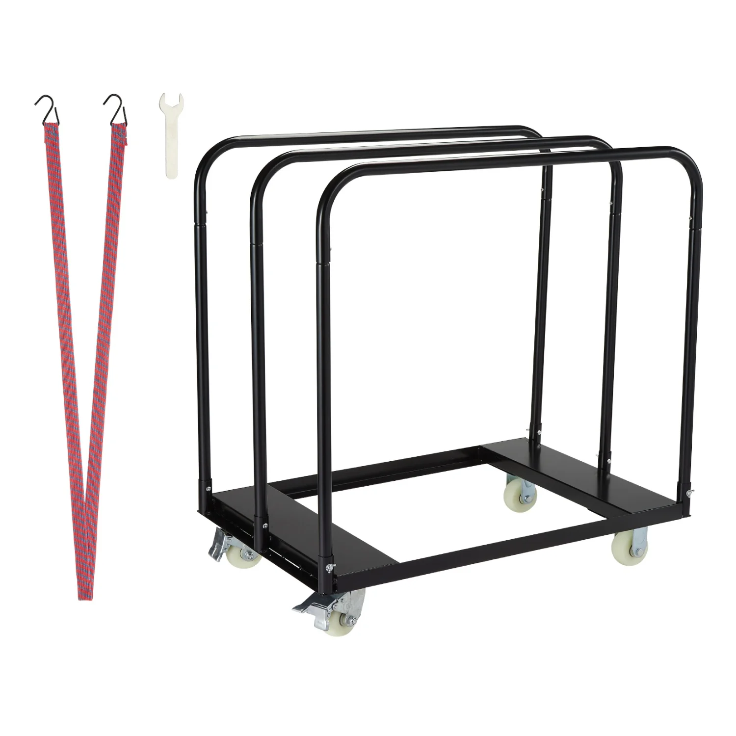 Drywall Cart Steel Panel Truck Platform Carts Table Cart with 1500 Lbs Capacity, Utility Tool Cart for Handling Wall Panel