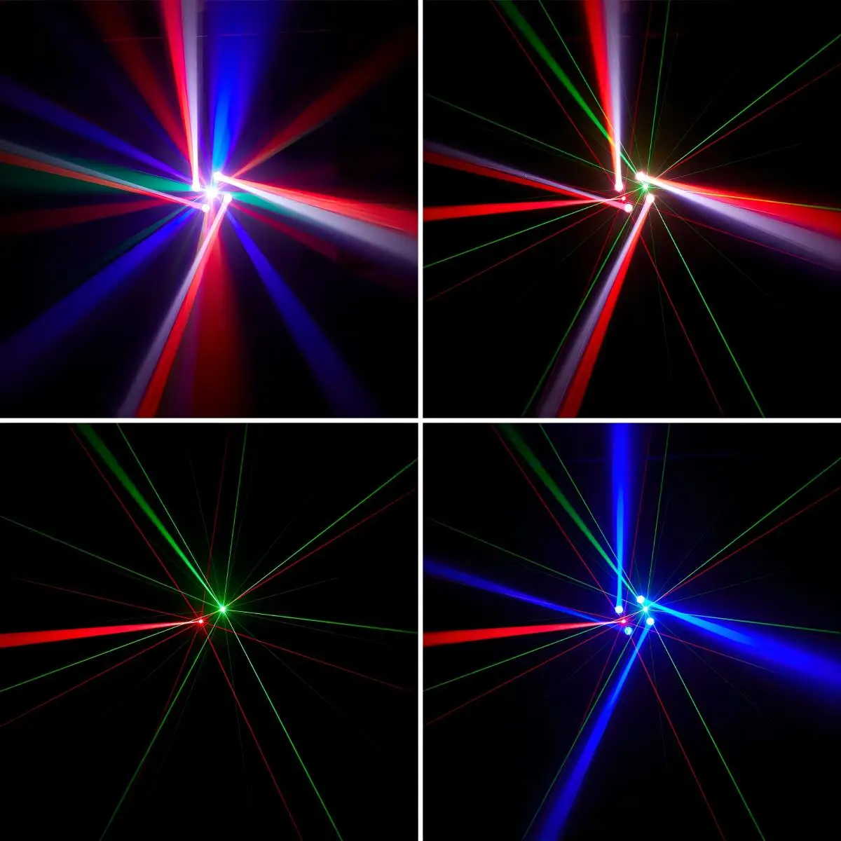 Professional 90W Moving Head Light with Laser Effect RGB DJ Stage Lighting DMX512 Sound Active for Club Disco Party Events