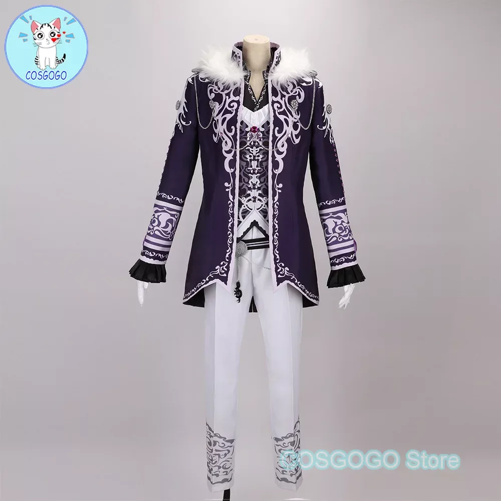 

COSGOGO [Customized] IDOLiSH7 TRIGGER Yaotome Gaku Cosplay Costume Halloween Outfits Women Men Black White Duel Costume