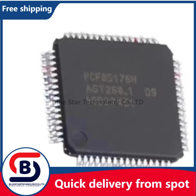 Free Shipping 10pcs-50pcs PCF85176H PCF85176H/1 QFP-64 Best Chip In stock!