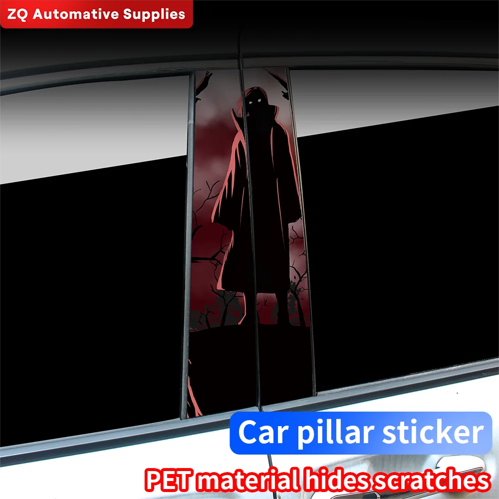 

Itachi Uchiha Car Stickers Auto B Pillar Waterproof Sunscreen Decoration Cover Scratches DIY Car Doors Pillar Vinyl Decals