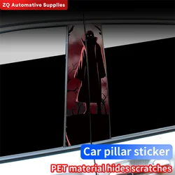 Itachi Uchiha Car Stickers Auto B Pillar Waterproof Sunscreen Decoration Cover Scratches DIY Car Doors Pillar Vinyl Decals