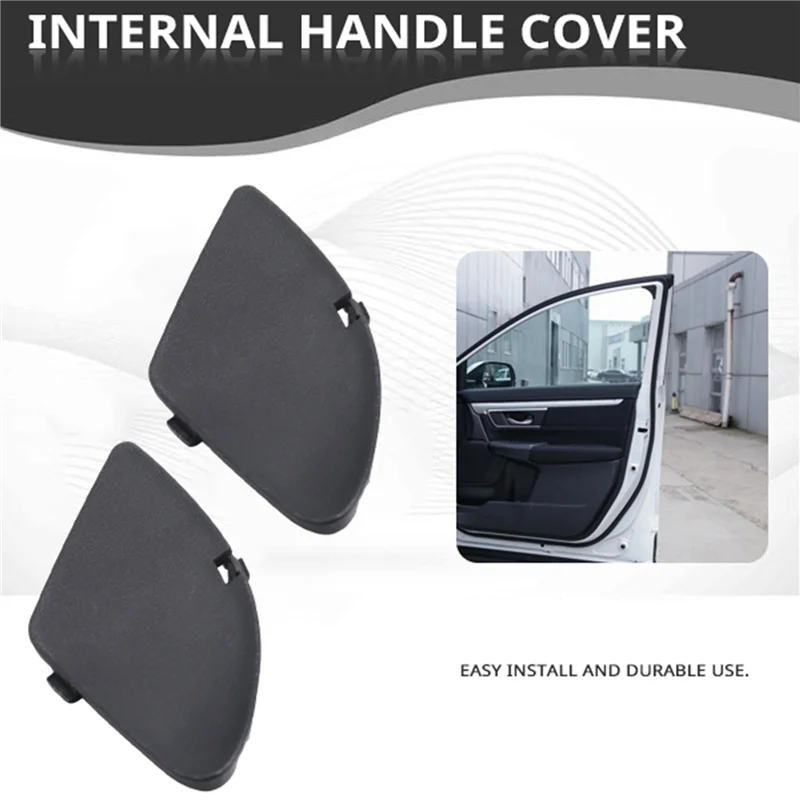 

Внутренняя внутренняя крышка дверной ручки Крышка корпуса для HONDA CRV CR-V 2007-2011 Черный цвет спереди = задний 1 комплект-ABQF
