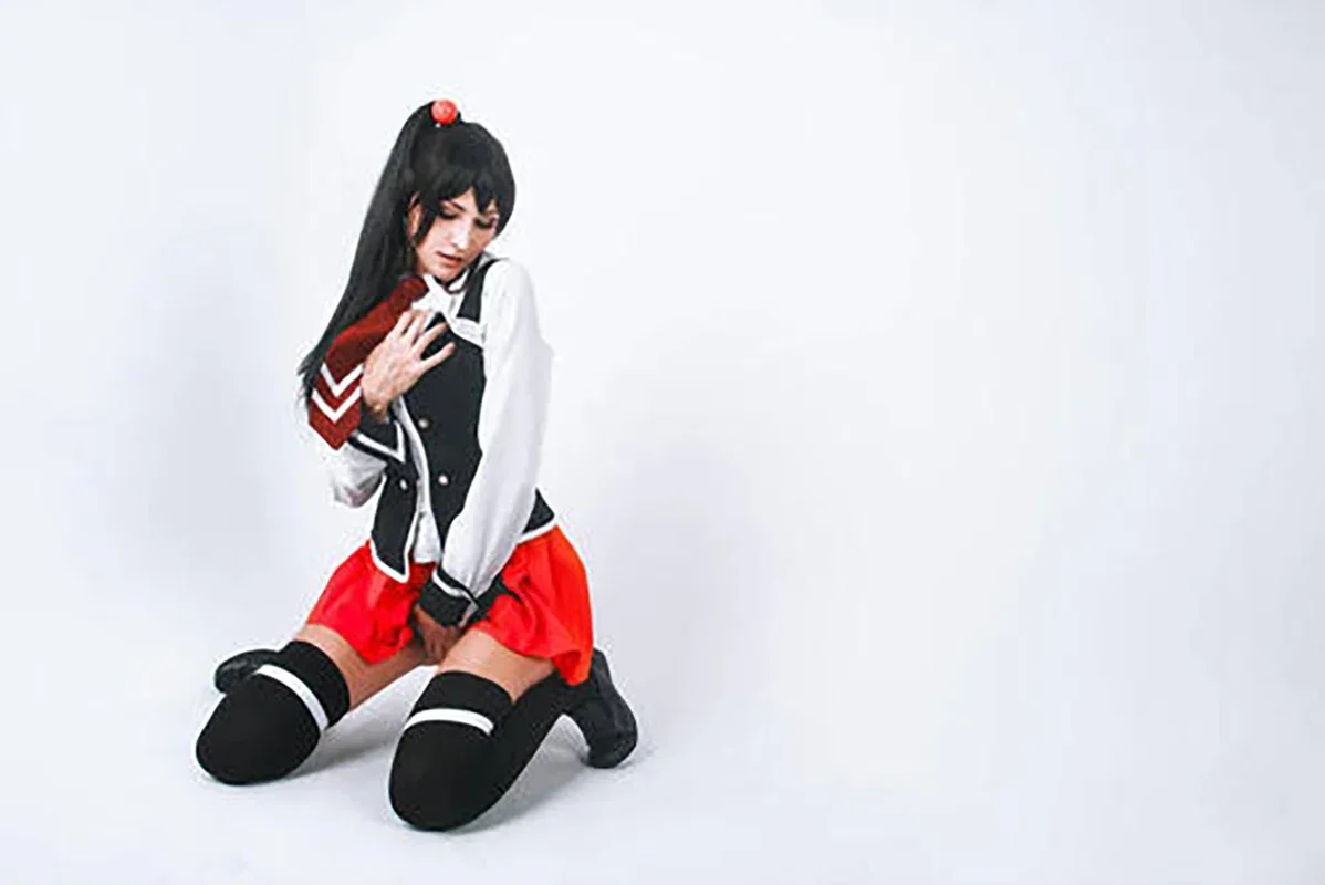 Anime Game Bible Black Imari Kurumi JK Uniform School Girls Uniform Costume Cosplay Women Full Set