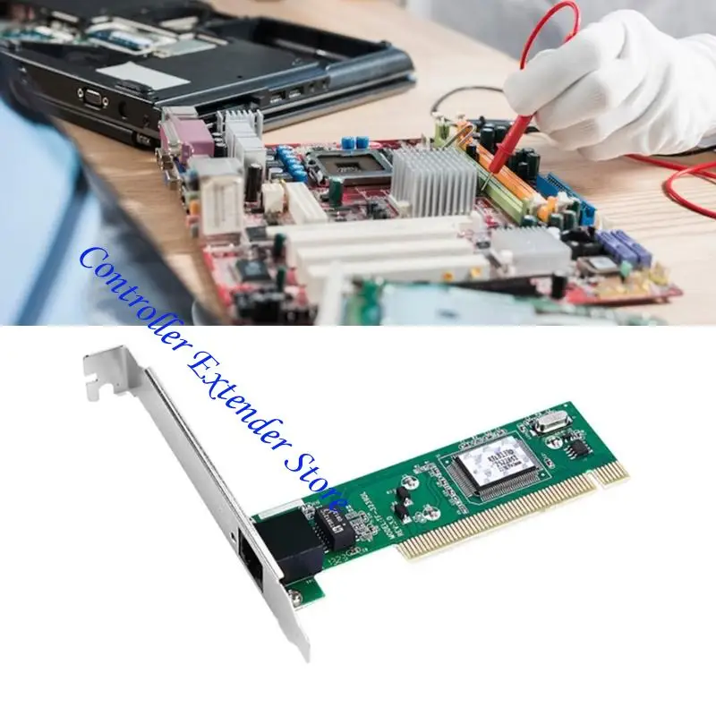 N84b заглушки и воспроизводить карту PCI Ethernet 100 Мбит / с быстро скоростные сетевые адаптеры для настольного ПК без