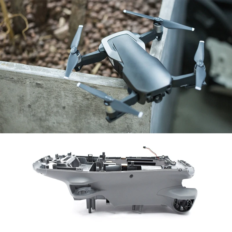 DJI 미쿠 매빅 에어 3 용 센터 프레임 어셈블리, 바디 센터 케이스, 센터 프레임 수리 부품, 회색 플라스틱, 에어 3, 1 개