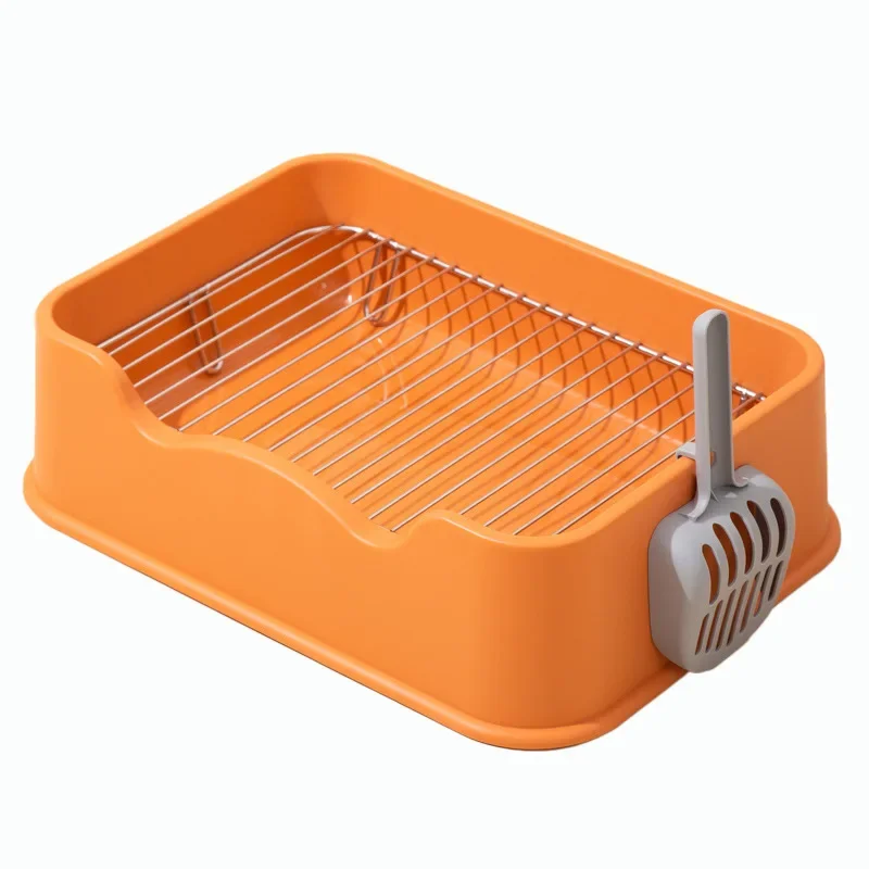 Dog toilet with iron mesh dog potty pet dog shit basin shit cat litter basin urinal medium and small cleaning supplies