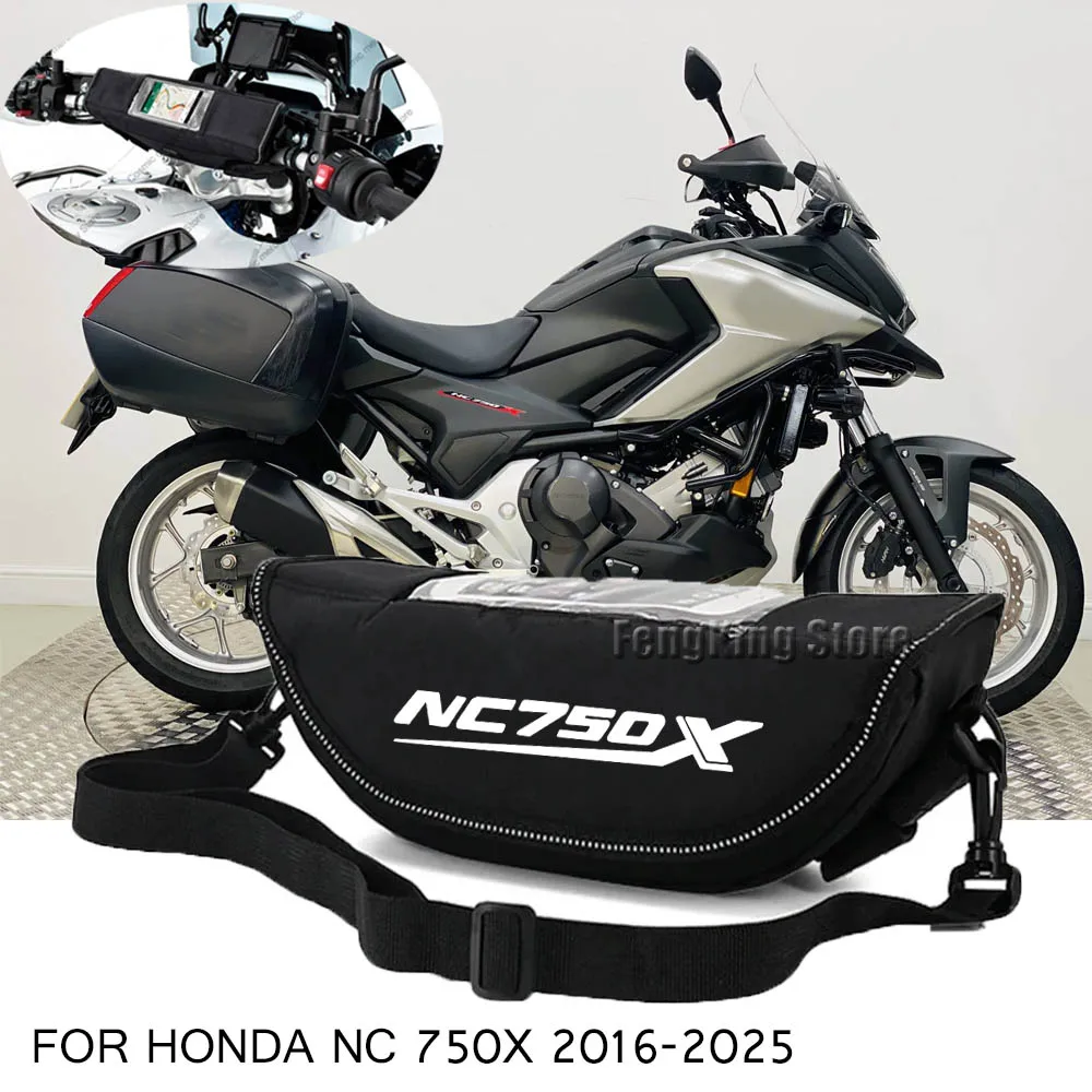 

Motorcycle Accessories Handlebar Waterproof Bag Travel Bag Storage Bag Screen GPS For Honda NC750X NC750 NC 750 X nc750x nx 750x