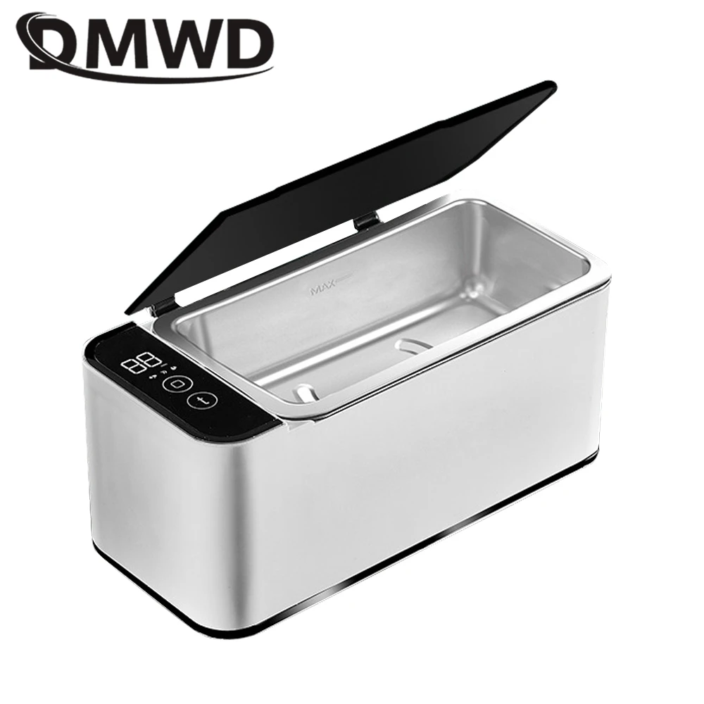 110/220V Ultrasonic Cleaner 46kHz เครื่องประดับทําความสะอาดนาฬิกาเครื่องซักผ้าฆ่าเชื้อเครื่องมือ Ultrasound เครื่องซักผ้า 500ml ถัง