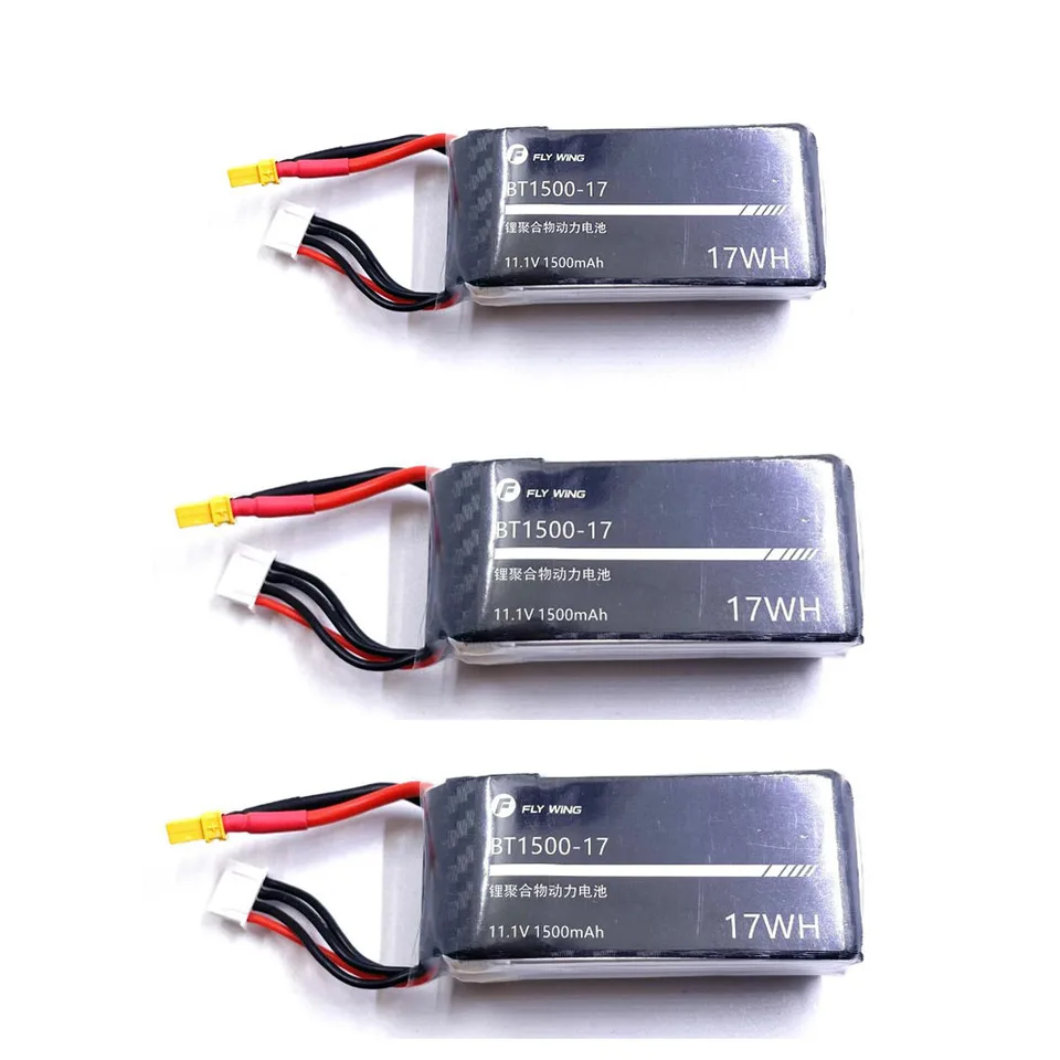 FLY WING FW200 動作確認済み　未使用リポバッテリー2個付きです。 Original FLYWING FW200 RC Helicopter 3S 1500mah Lipo Battery Spare