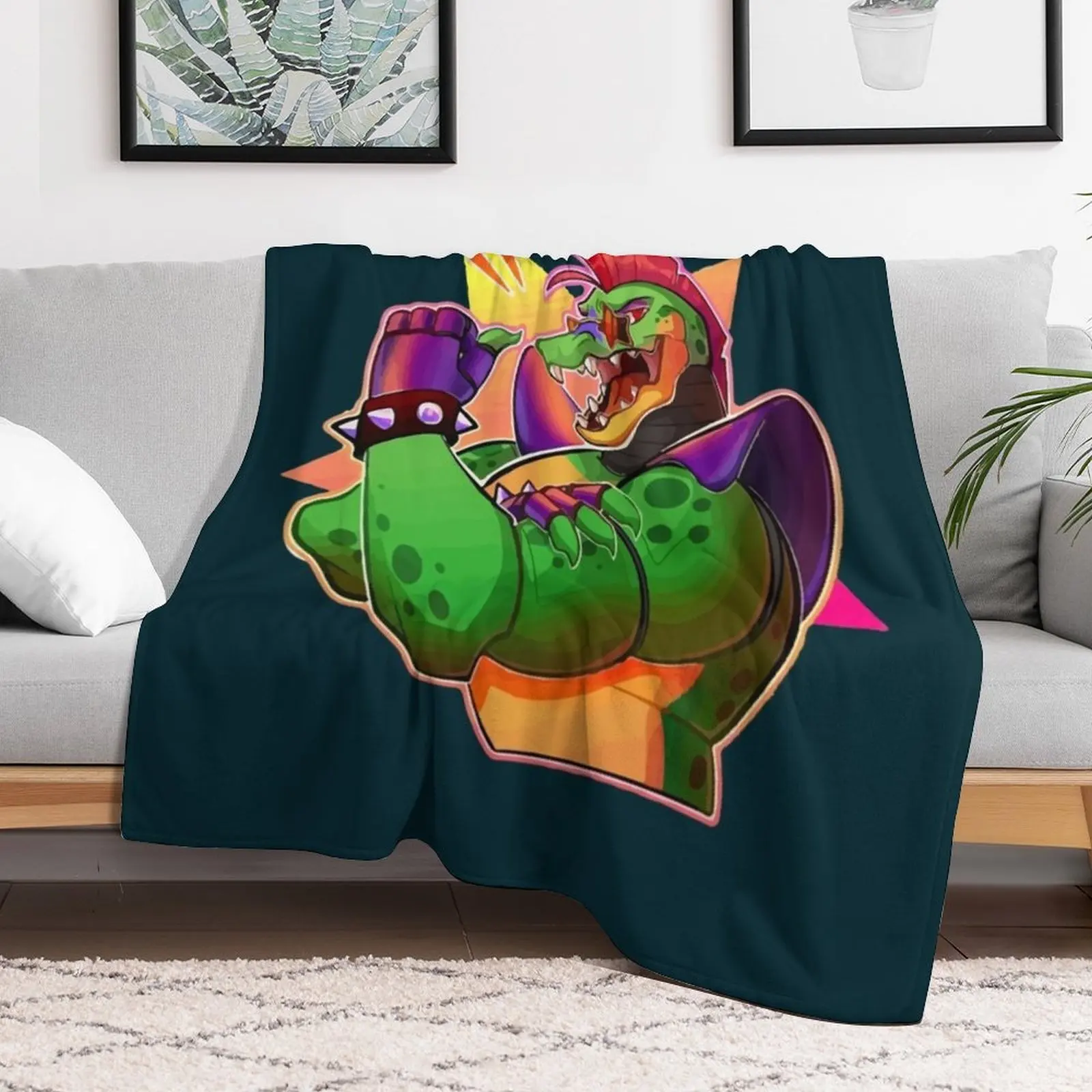 Monty Promo Gregory fnaf Freddy montgomery gator Throw Blanket Moving Hairys Blankets