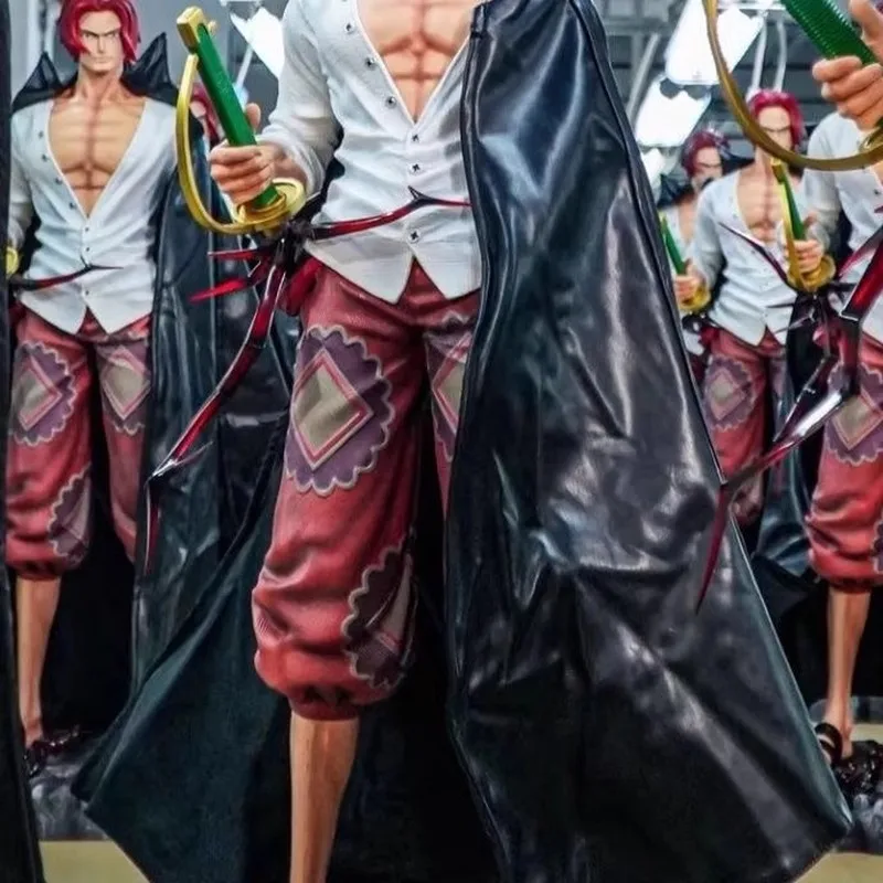 67cm ホットセール Jt スタチュー ワンピース 赤髪のシャンクス アクションフィギュア アニメ周辺グッズ アート プレイオーナメント ギフト