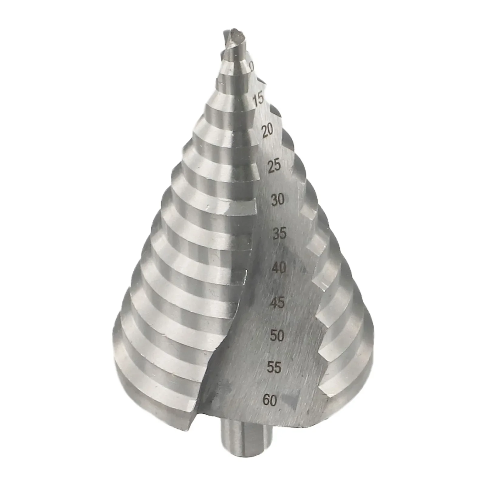 Pagoda Drill Step Drill Bit Open Multiple Aperture Silver Color Spiral High Speed Steel Ladder Structure For Chamfer