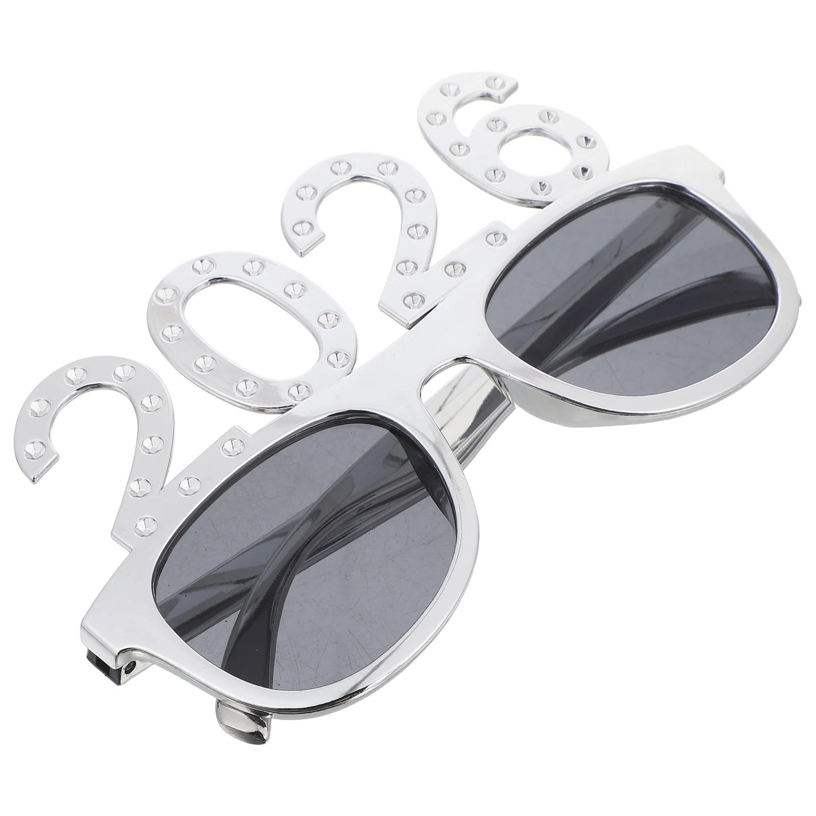 

2026 Number Shaped Glasses New Years Eve Party Decorations Bright Colors Memorable Photos Family Friends