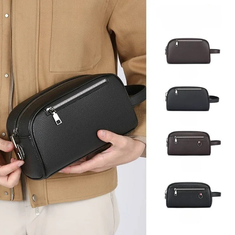New Men's Handbag with Password Lock, Stylish Large Capacity Casual Multi Pocket Clutches for Men Wallet