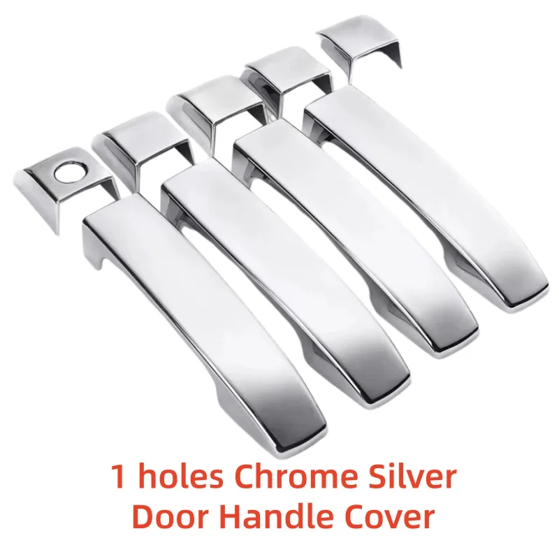 ABS ماتي الأسود اكسسوارات السيارات مطلي غطاء مقبض الباب الخارجي الكسوة لصق نمط لاند رينج روفر L322 2002 2003 2004-2012 #5