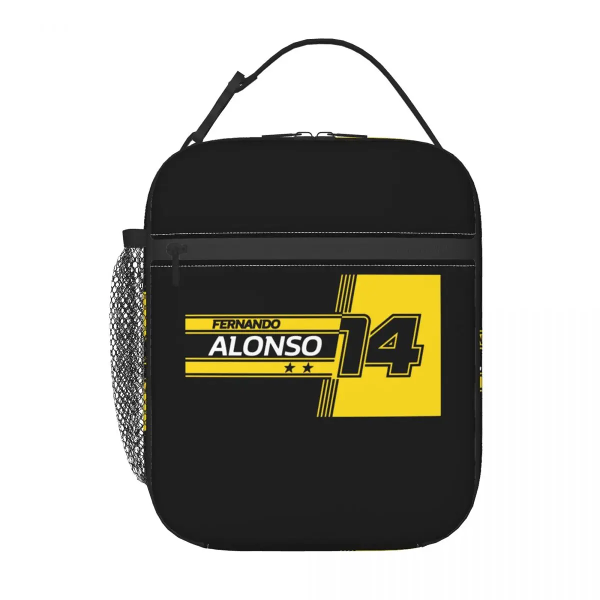 Alonso Motor Racing Day Resuable Lunch Boxes for Women Leakproof Fernando Sport Car Cooler Thermal Food Insulated Lunch Bag