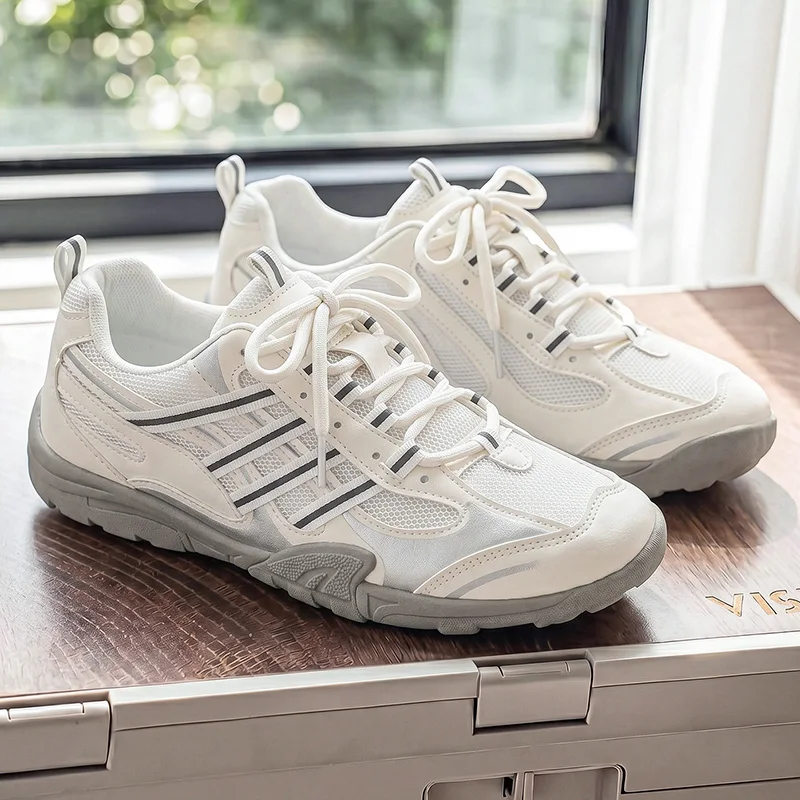 

Men's Breathable Mesh Sport Shoes Casual Fashion Sneakers Flat Low Cut Rubber Sole Comfortable Spring 2026 Versatile
