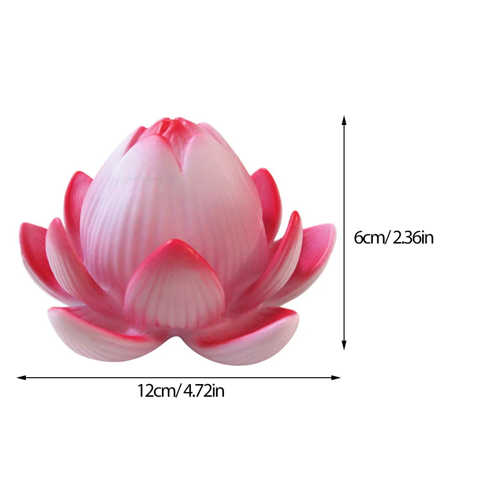 Led Lotus Lamp Realistic Light For Garden Wedding Party Buddha Decoration Solar Powered Outdoor Lighting