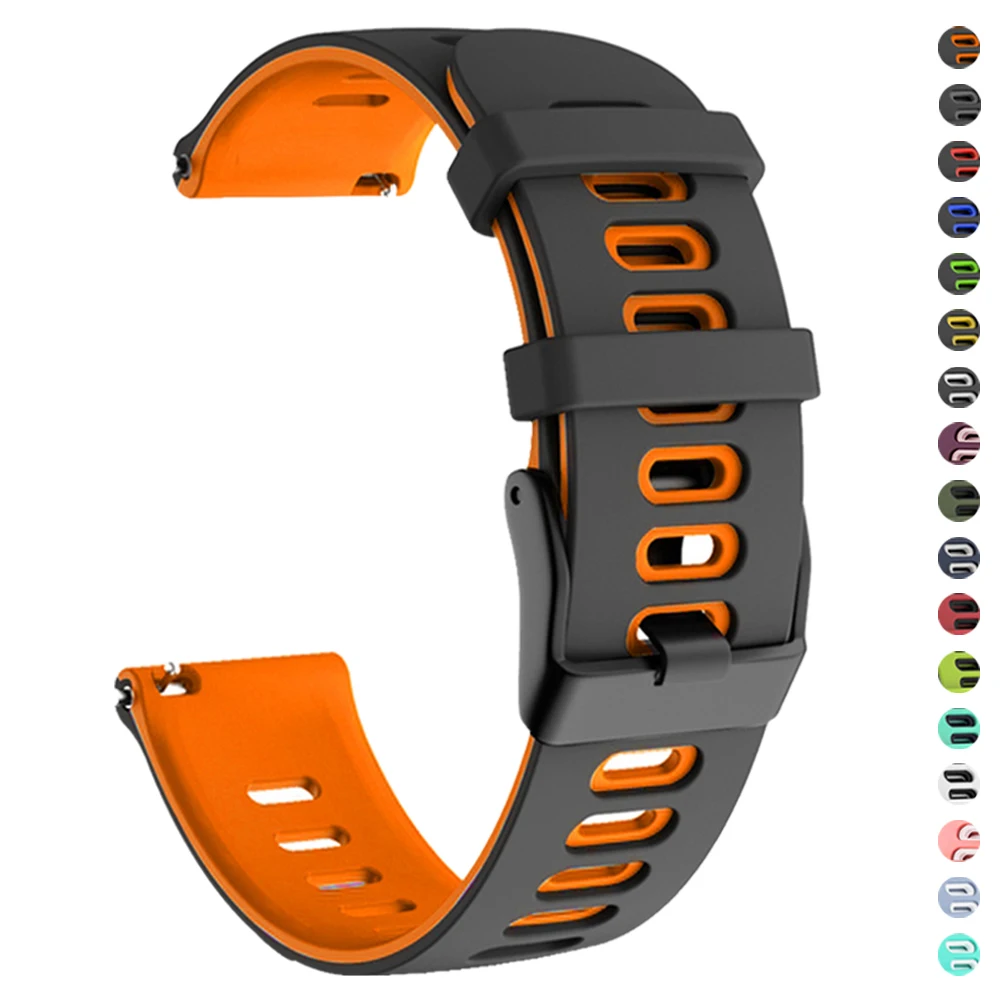 حزام سيليكون للغارمين Forerunner 570 265 255 645 55 استبدال سوار للغارمين Venu 3 2 sq Move Luxe 20 مللي متر 22 مللي متر أربطة المعصم #1