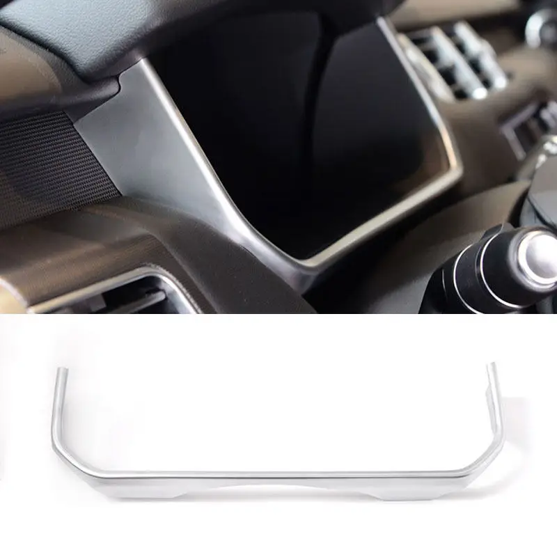 For Land Rover Range Rover Sport 2014 2015 2016 2017 Car ABS Chrome Center Console Dashboard Panel U Shape Cover Frame Trim