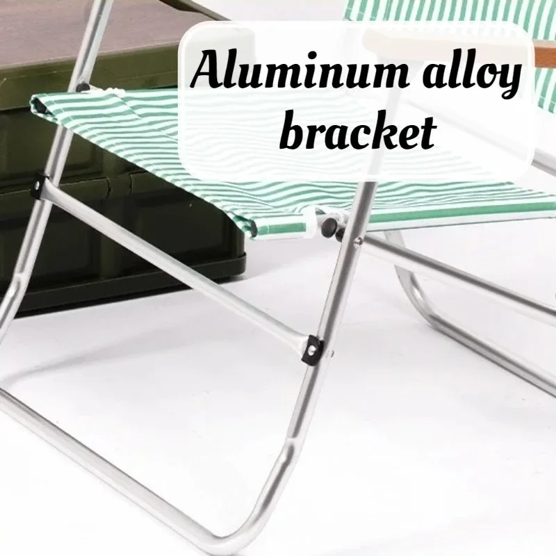 كرسي تخييم فردي قابل للطي محمول خفيف الوزن من سبائك الألومنيوم كراسي مسند للذراعين غير رسمية أثاث للتخييم في الهواء الطلق #5