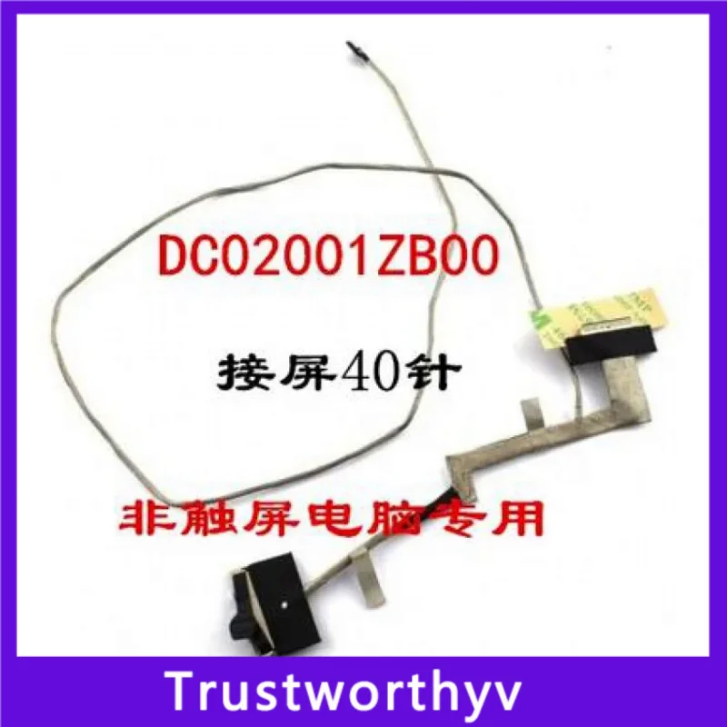 new original for LENOVO Y50 Y50-70 Y50-80 4K led lcd lvds cable DC02001ZB00