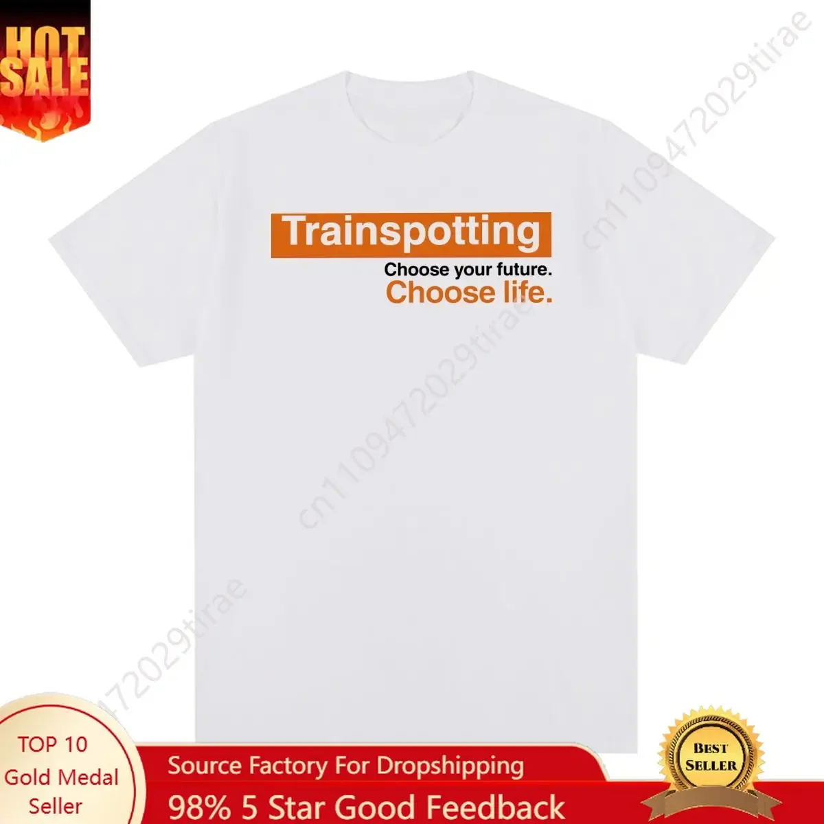 Trainspotting Vintage T-shirt Movie Choose Life 90's 80's Cotton Men T shirt New Tee Tshirt Womens Tops — купить у AliExpress WW